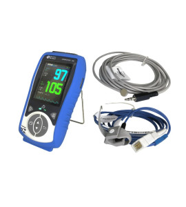 Oxímetro de Pulso Portátil Oxi Master 300 Sensor "Y" Neonatal/Pediátrico + Sensor Temperatura  - Master Medikal